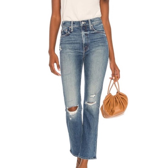 Mother high waisted rider ankle